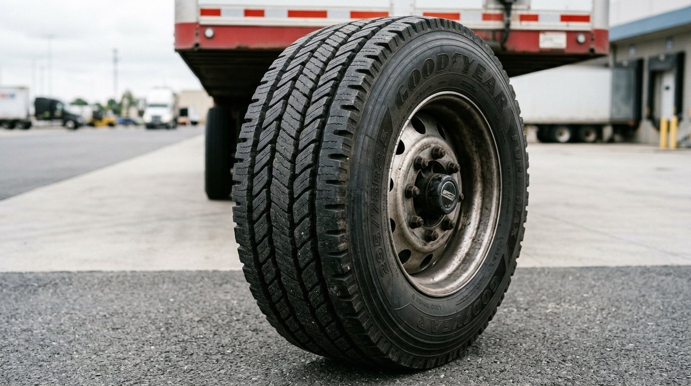 Heavy duty commercial truck tyre